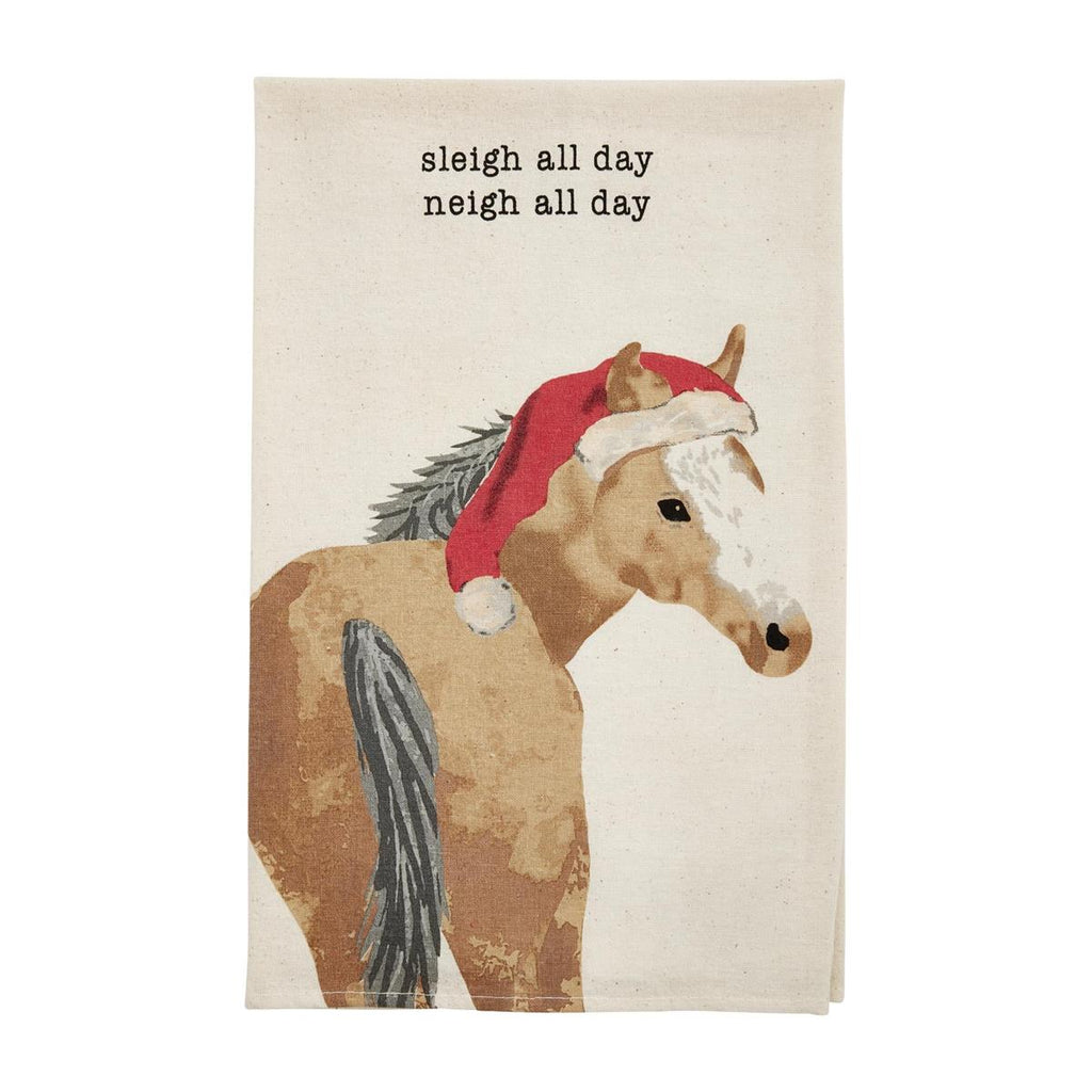Horse Christmas Towel