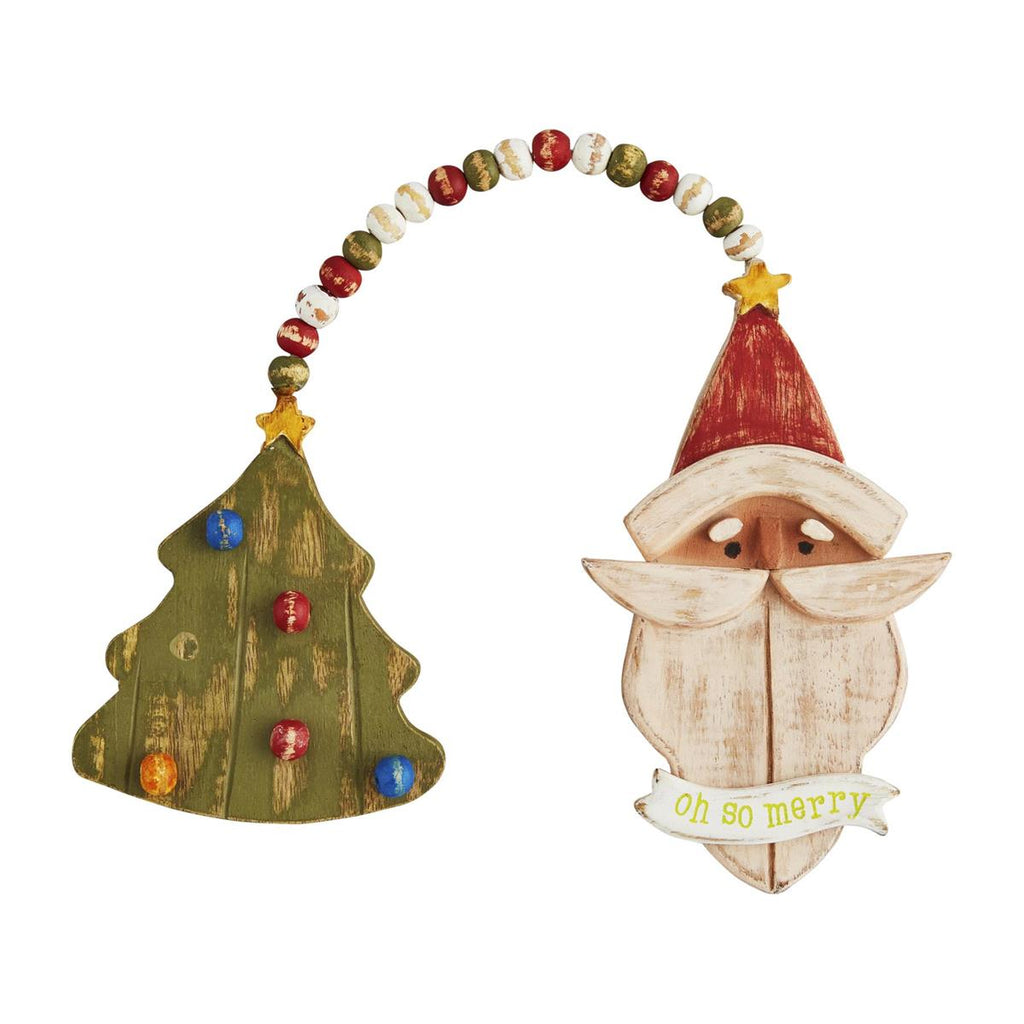 Santa and Tree Ornament